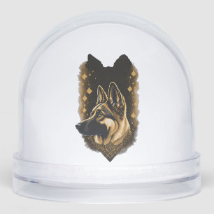 The German Shepherd 011 Snow Globe