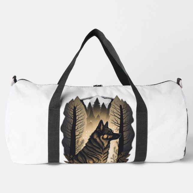 The German Shepherd 013  Duffle Bag (Front)