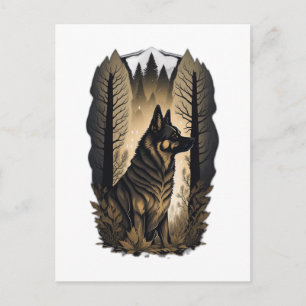 The German Shepherd 013 Postcard