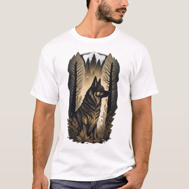 The German Shepherd 013  T-Shirt (Front)