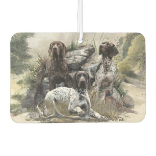 The German Shorthaired Pointer or Deutsch Kurzhaar Air Freshener