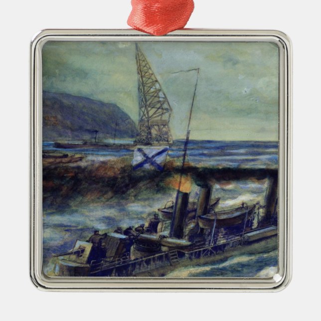 The German u-boat U 56 sunk by Grozovoi Metal Ornament (Front)