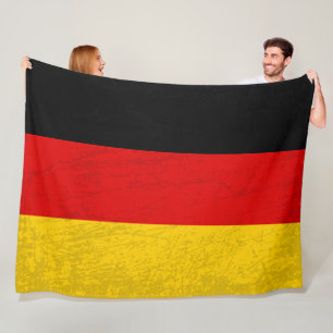 The Germany Flag - A Tapestry of German Heritage Fleece Blanket
