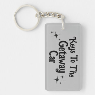 The Getaway Car Personalized Key chain