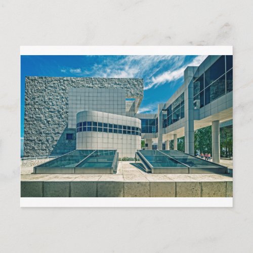 The Getty Center East Pavilion View Postcard