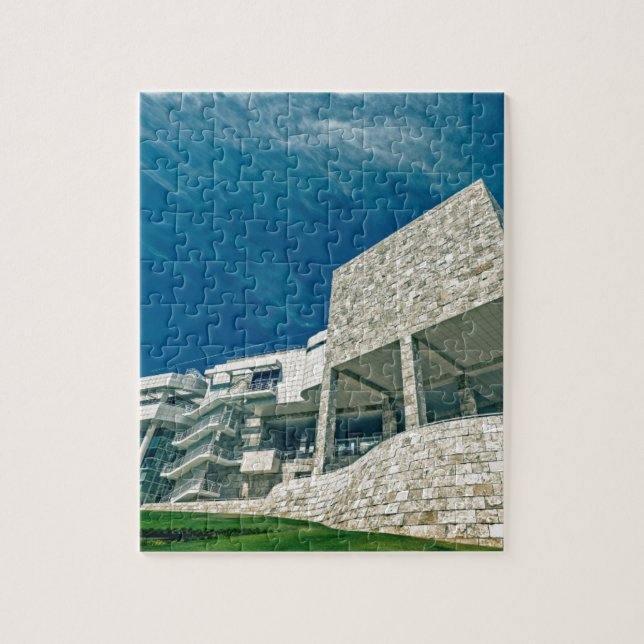 The Getty Center Exhibitions Pavilion Jigsaw Puzzle (Vertical)