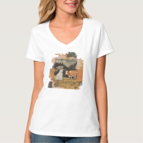 The Ghost and the Cow T-Shirt