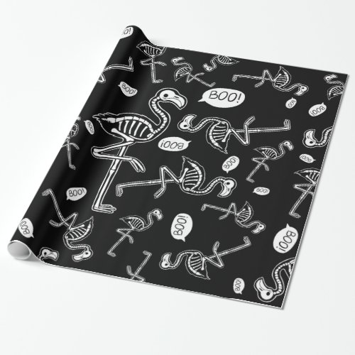 The Ghost Flamingo Wrapping Paper