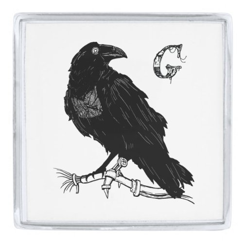 The Ghost In My Machine Raven Lapel Pin