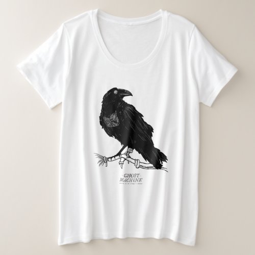 The Ghost In My Machine Raven T_Shirt _ Plus
