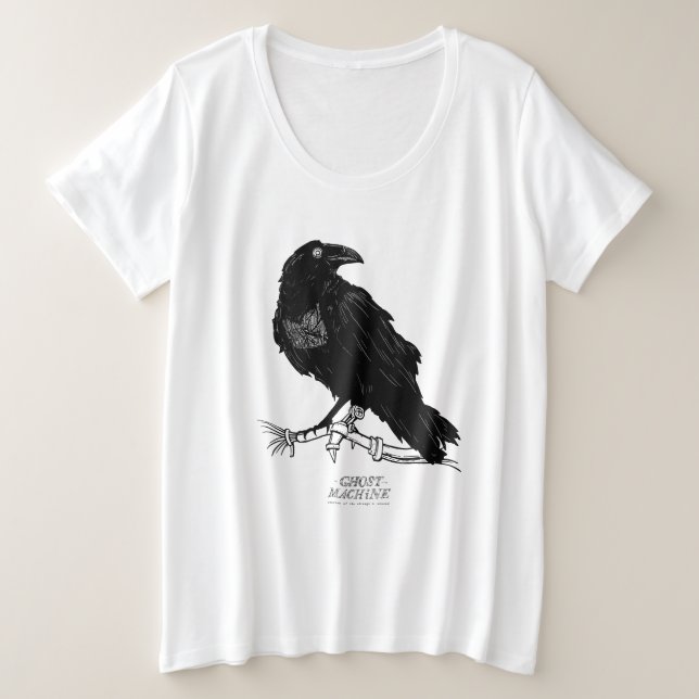 The Ghost In My Machine "Raven" T-Shirt - Plus (Design Front)