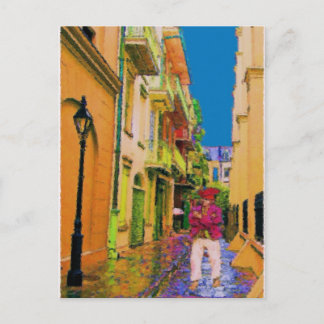 The Ghost In Pirates Alley Postcard