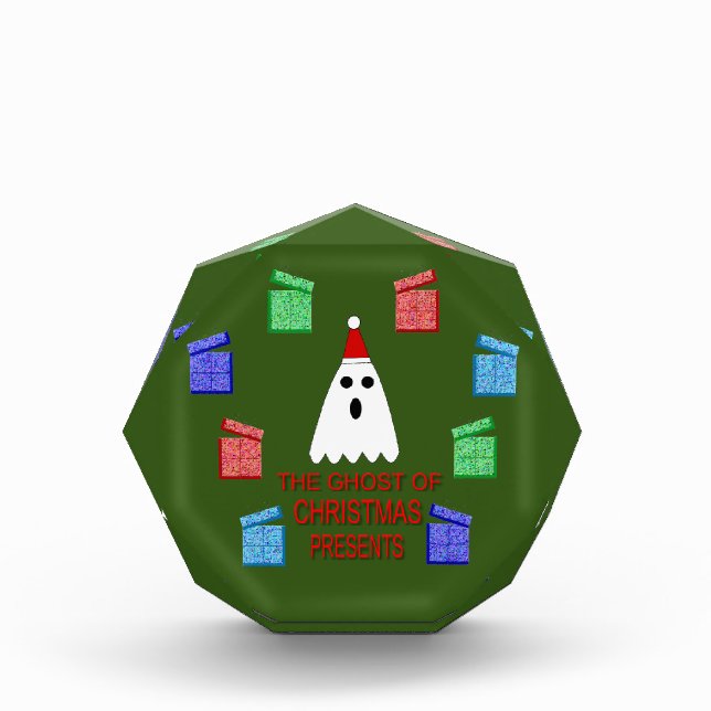 The Ghost of Christmas Presents Funny Acrylic Award (Front)