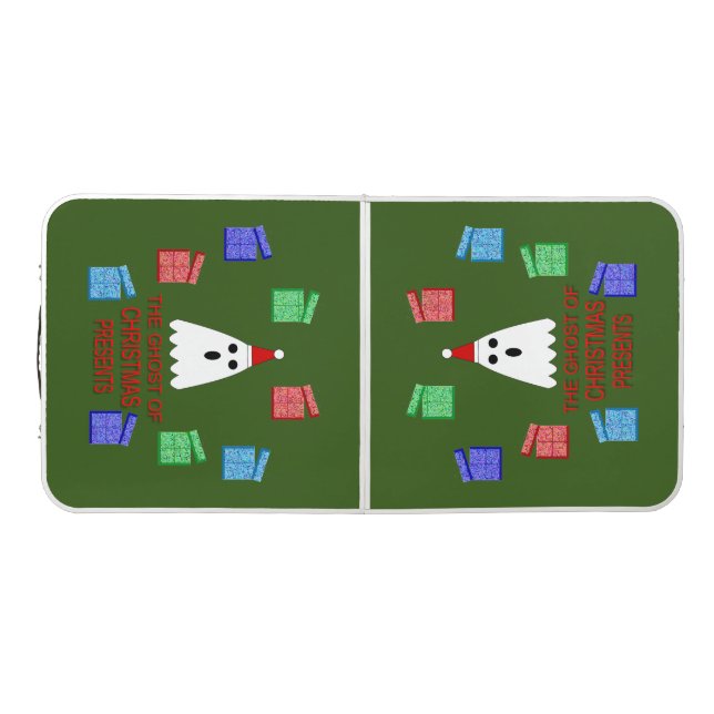 The Ghost of Christmas Presents Funny Beer Pong Table (Top)