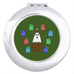 The Ghost of Christmas Presents Funny Compact Mirror