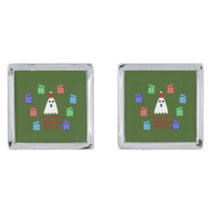 The Ghost of Christmas Presents Funny Cufflinks