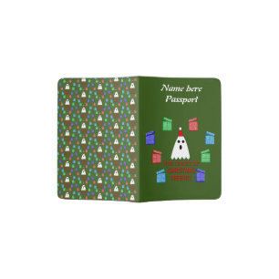 The Ghost of Christmas Presents Funny Custom Passport Holder