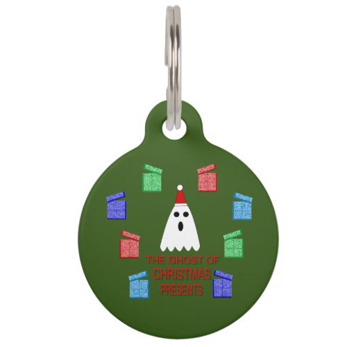 The Ghost of Christmas Presents Funny Custom Pet ID Tag