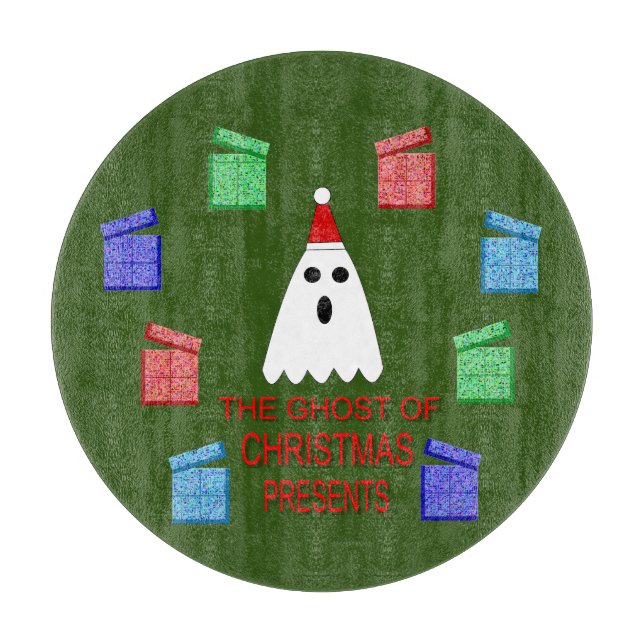 The Ghost of Christmas Presents Funny Cutting Board (Front)