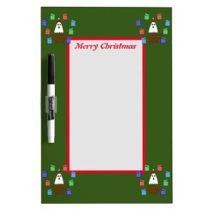 The Ghost of Christmas Presents Funny Dry Erase Board