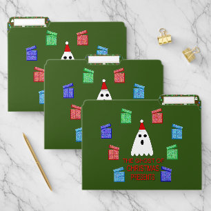 The Ghost of Christmas Presents Funny File Folder