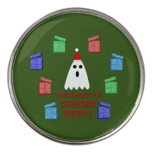 The Ghost of Christmas Presents Funny Golf Ball Marker