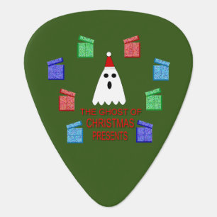 The Ghost of Christmas Presents Funny Guitar Pick