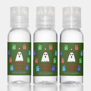 The Ghost of Christmas Presents Funny Hand Sanitizer
