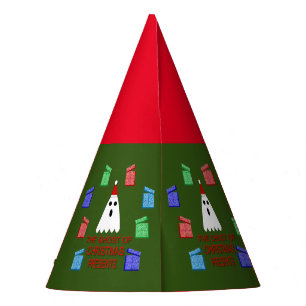 The Ghost of Christmas Presents Funny Party Hat