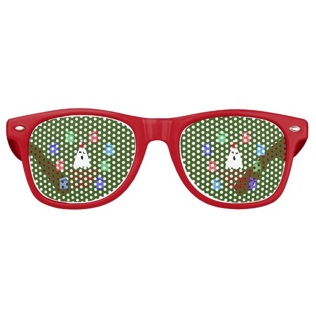 The Ghost of Christmas Presents Funny Retro Sunglasses (Front)
