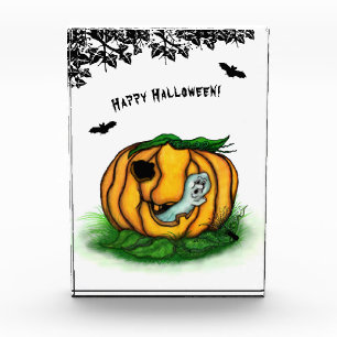 The Ghost of Halloween , Bat , Ghost and Spider Acrylic Award