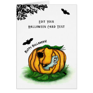 The Ghost of Halloween , Bat , Ghost and Spider Cards