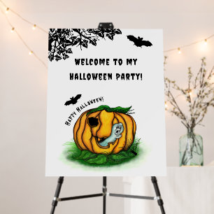 The Ghost of Halloween , Bat , Ghost and Spider Foam Board