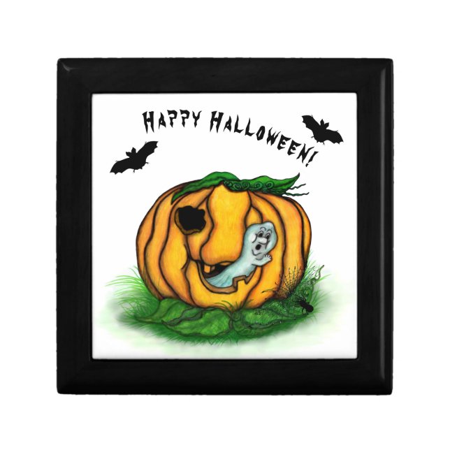 The Ghost of Halloween , Bat , Ghost and Spider Gift Box (Front)