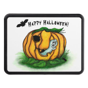 The Ghost of Halloween , Bat , Ghost and Spider Hitch Cover