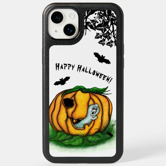 The Ghost of Halloween , Bat , Ghost and Spider Otterbox iPhone Case (Back)