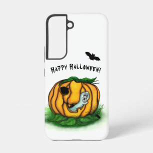 The Ghost of Halloween , Bat , Ghost and Spider Samsung Galaxy S22 Case
