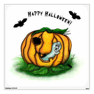 The Ghost of Halloween , Bat , Ghost and Spider Wall Decal
