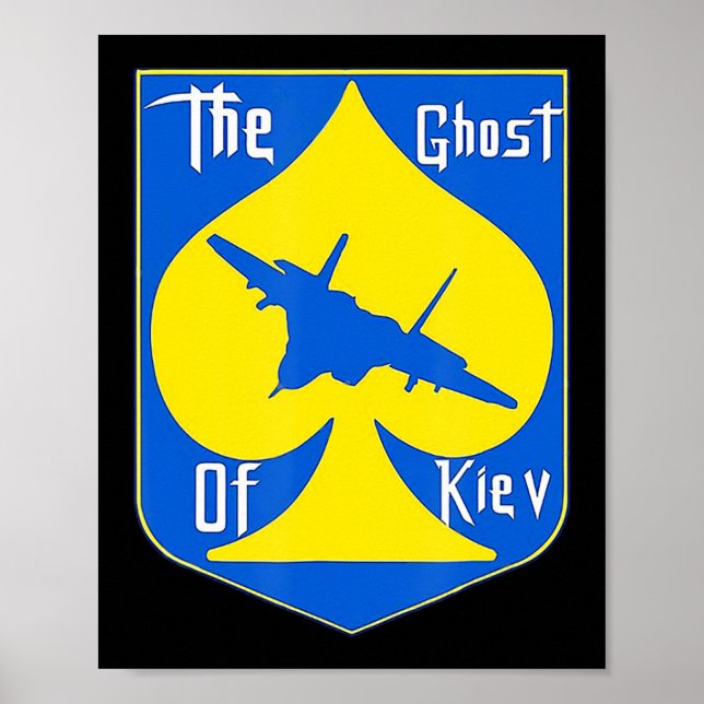 The Ghost Of Kiev I Stand With Ukraine Ukrainian S Poster (Front)