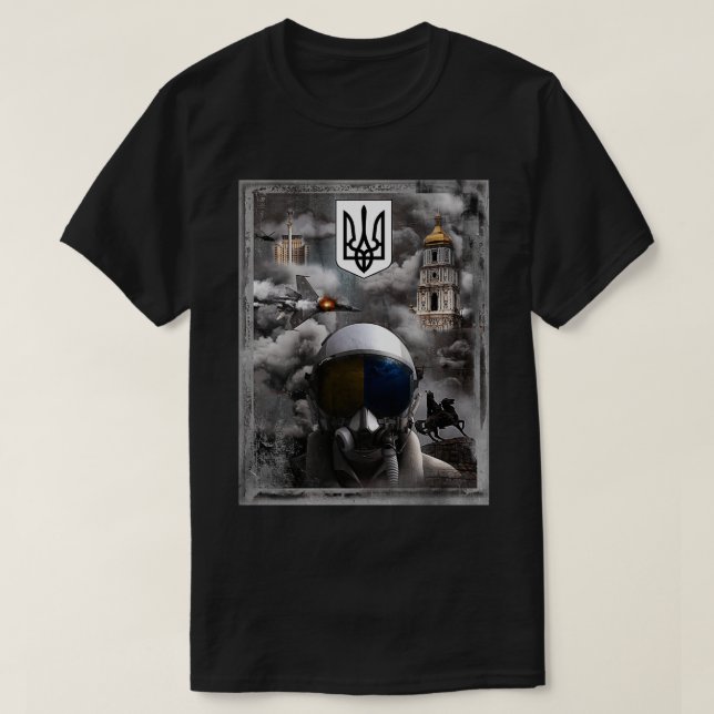 The ghost of Kiev T-Shirt (Design Front)
