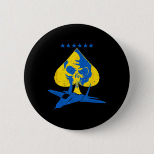 The Ghost Of Kyivkiev Ukraine Ace Fighter Pilot Button