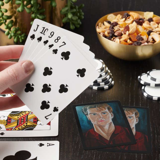 The Ghost Painting by Alfred Fox Poker Cards (In Situ)