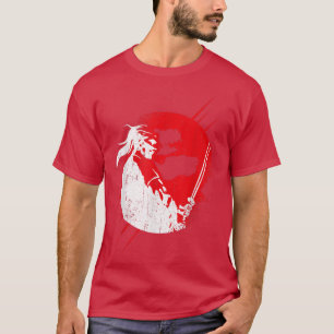 The Ghost Samurai Mask Warrior Samurai Swords Bush T-Shirt