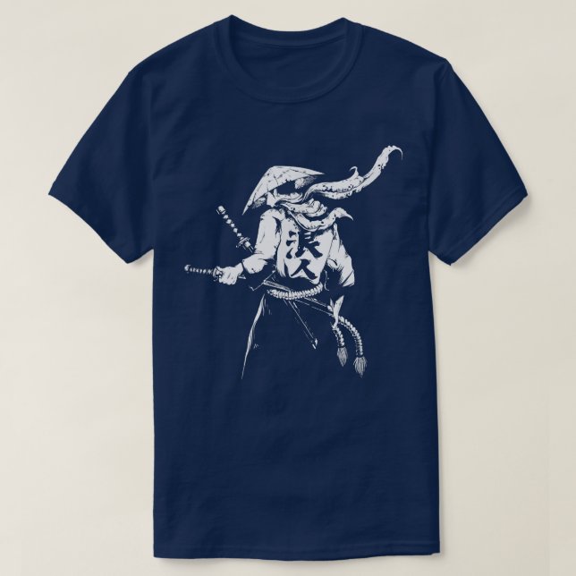 The Ghost Samurai Warrior Anime Manga Bushido (9) T-Shirt (Design Front)