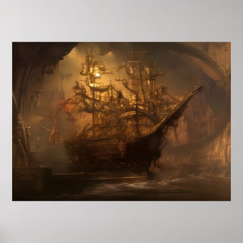The ghost ship  poster