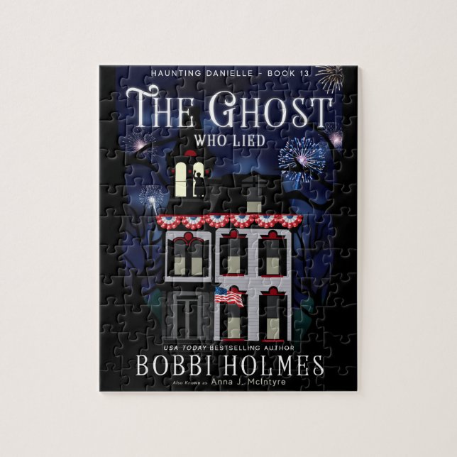 The Ghost Who Lied Book Cover Puzzle (Vertical)