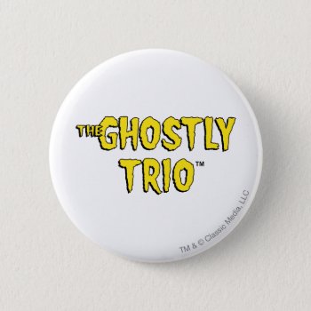 The Ghostly Trio Logo Button by casper at Zazzle