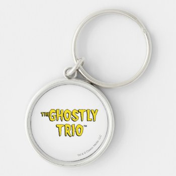 The Ghostly Trio Logo Keychain by casper at Zazzle