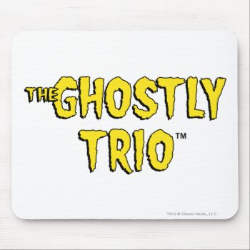 The Ghostly Trio Logo Mouse Pad by casper at Zazzle