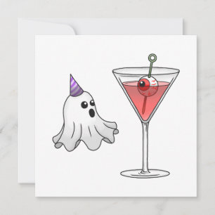 The Ghost's Costume & Cocktail Party Invitation